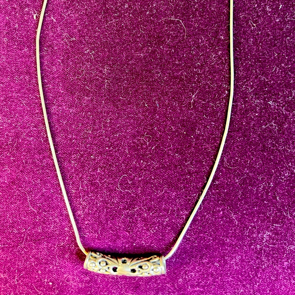 Sterling Silver Balinese Bead necklace
